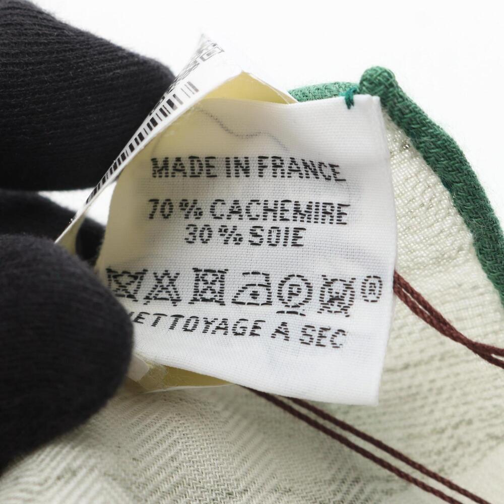 Hermes Carre Geant 140 LA NOUVELLE CITE CAVALIERE Vert Vif Khaki Scarf Muffle... - Picture 4 of 5